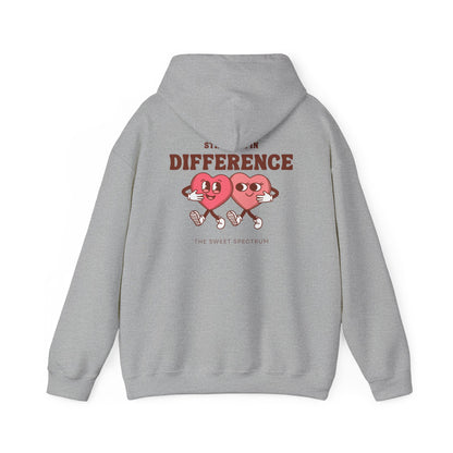 Strength in Difference Heart Duo Graphic Hooded Sweatshirt
