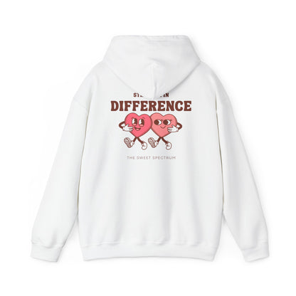 Strength in Difference Heart Duo Graphic Hooded Sweatshirt