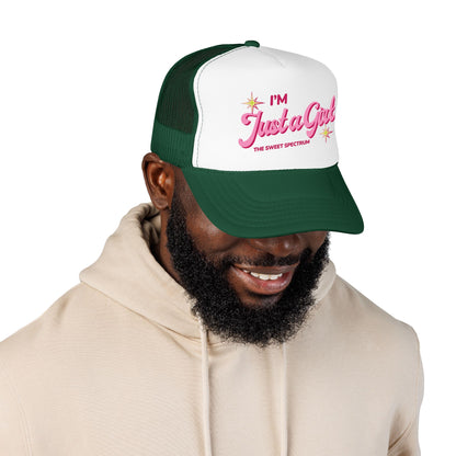 I'm Just a Girl Foam Trucker Hat