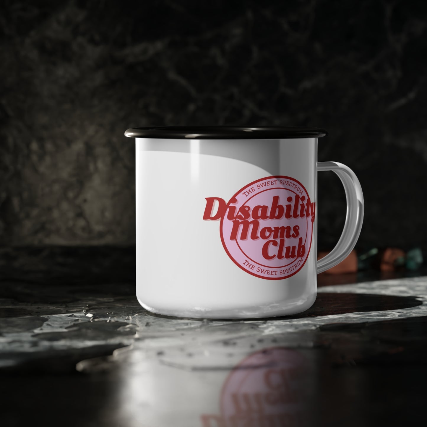 Disability Moms Club Enamel Camp Cup