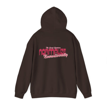 Normalize Neurodiversity Hoodie — 'Normalize Neurodiversity' Empowerment Sweatshirt