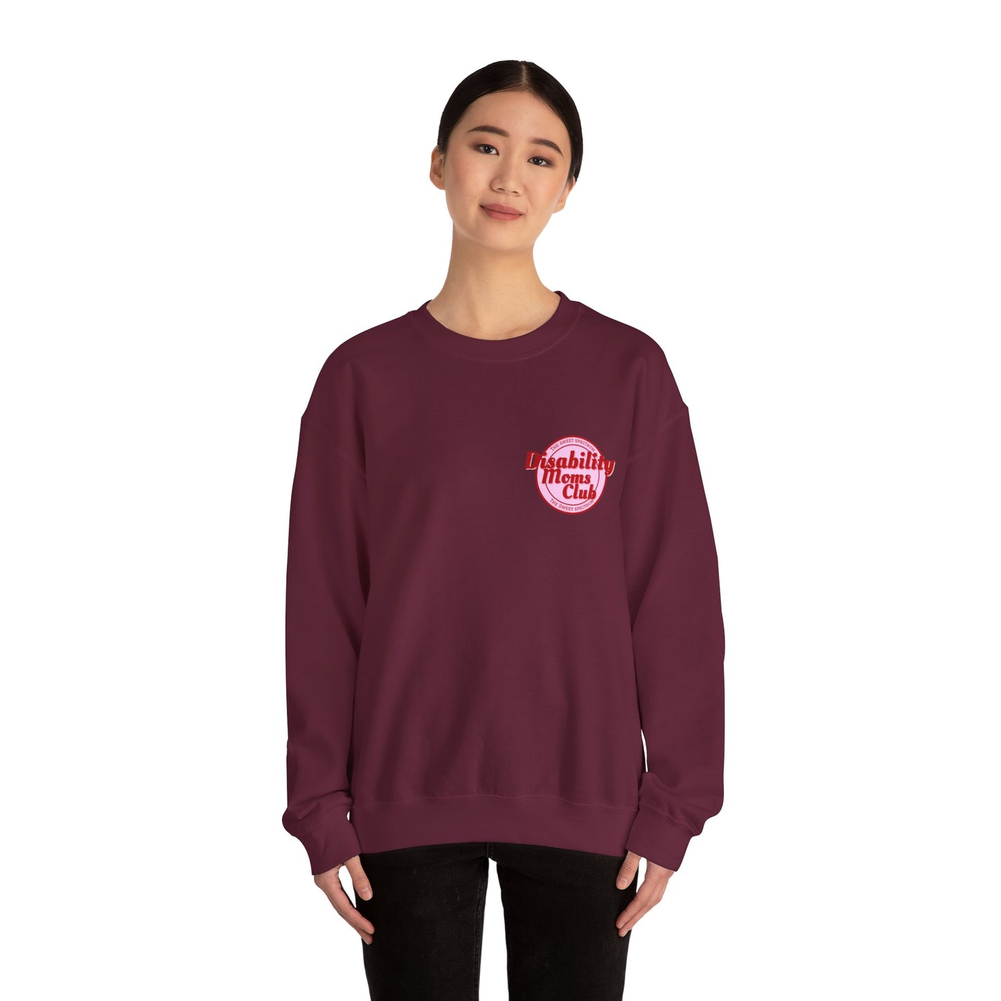 Disability Moms Club Crewneck Sweatshirt