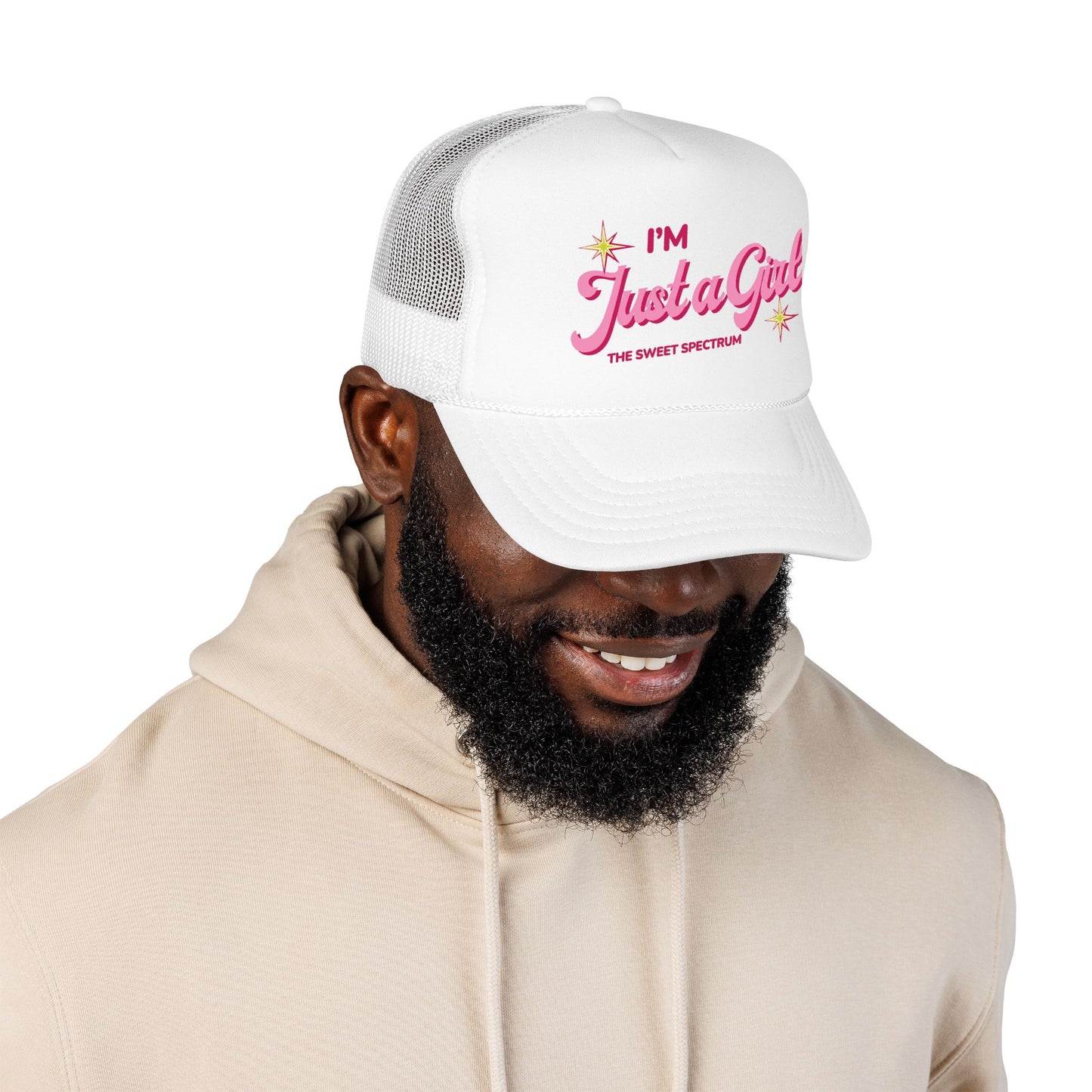 I'm Just a Girl Foam Trucker Hat