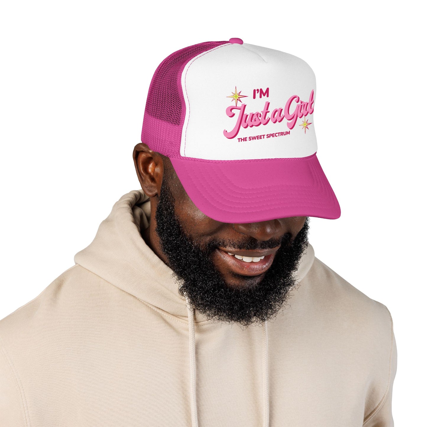 I'm Just a Girl Foam Trucker Hat