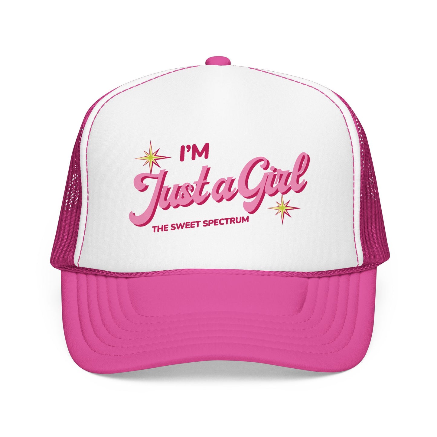 I'm Just a Girl Foam Trucker Hat