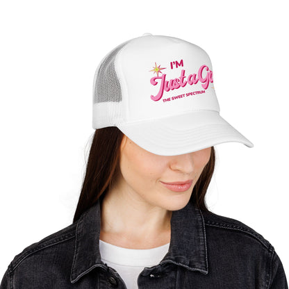 I'm Just a Girl Foam Trucker Hat