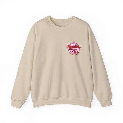 Disability Moms Club Crewneck Sweatshirt