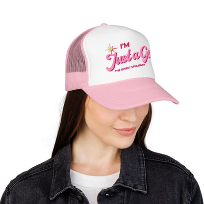 I'm Just a Girl Foam Trucker Hat