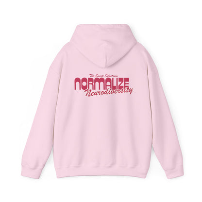 Normalize Neurodiversity Hoodie — 'Normalize Neurodiversity' Empowerment Sweatshirt